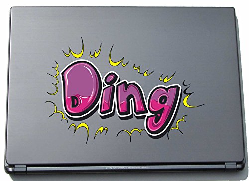 pinkelephant Laptopaufkleber Laptopskin Comic 056 - Lustiges Motiv Ding - 150 mm Aufkleber von INDIGOS UG