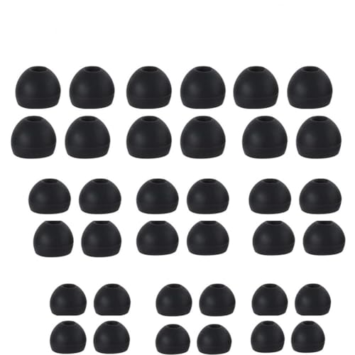 18 Paar Silikon-Ohrpolster für 4,5–6 mm In-Ear-Kopfhörer, 3 Größen, jeweils 6 Paar, Ersatz Silikon Ohrstöpsel, Ohrhörer Ersatzstöpsel, Ersatzpolster Ohrpolster Kopfhörer Aufsätze 18 Paar Silikon-Ohrpolster für 4,5–6 mm In-Ear-Kopfhörer, 3 Größen, jeweils 6 Paar, Ersatz Silikon Ohrstöpsel, Ohrhörer Ersatzstöpsel, Ersatzpolster Ohrpolster Kopfhörer Aufsätze von INF
