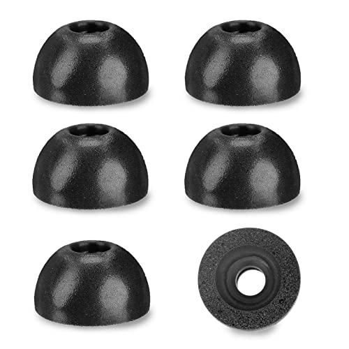 3 Paar Ersatz-Ohrstöpsel für TWS Anker Liberty 2 Pro/Air X/2/2 Pro, Ohrhörer-Aufsätze aus Memory-Schaum, Bietet eine hervorragende Abdichtung, Schwarz von INF