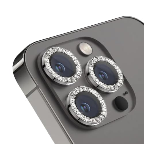 INF 3 Stück Kameraschutz für iPhone 14 Pro/14 ProMax Objektivschutz mit Strasssteine von INF