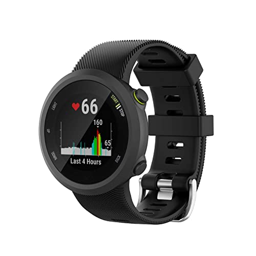 Armband Kompatibel mit Garmin Forerunner 45/ 45S Ersatz Uhrenarmbänder Silikon von INF