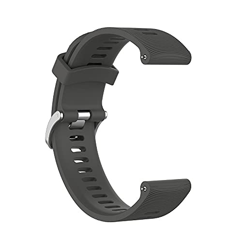 INF Armband für Garmin Forerunner 245 Silikon Schwarz mit Watches 20mm Breiten von INF