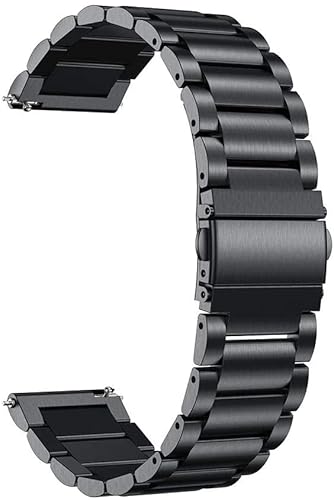 INF Armband für Garmin Vivoactive 4 Edelstahl Metall Schnellspanner Ersatzarmband von INF
