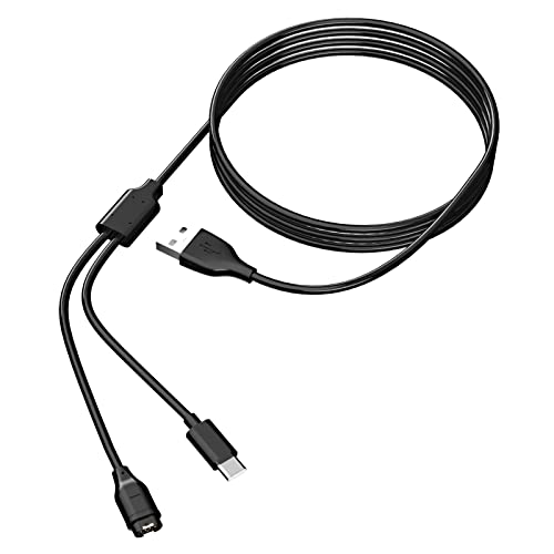 INF Ladekabel kompatibel mit Garmin Sportuhren USB-C-Handy/Sportuhr 2-in-1-Ladegerät von INF