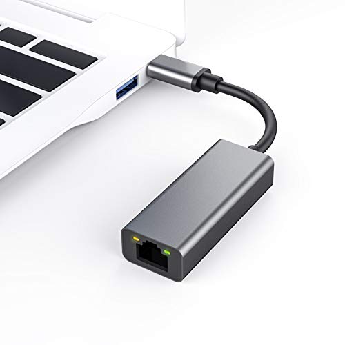 INF Netzwerkadapter USB-C zu RJ45, USB-C Laptop Ethernet Adapter für Gigabit Netzwerke über USB 3.0 von INF