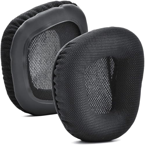 INF Ohrpolster für Corsair Void PRO Kopfhörer Ersatzpolster Ear Pads Schwarz 1 Paar von INF