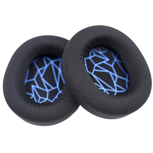 Ohrpolster für StelSeries Arctis 3/5/7 Kopfhörer Ear Pads Schwarz/Weiß 1 Paar von INF