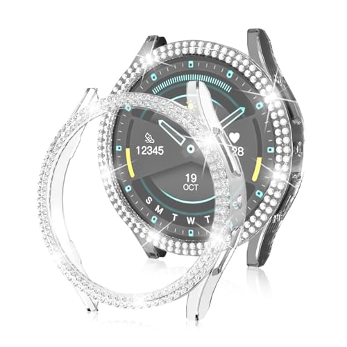INF Schutzhülle für 40mm Samsung Galaxy Watch 5 Uhrengehäuse PC/Strass Transparent von INF