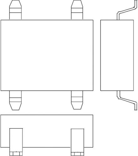 Infineon Technologies DF02S Brückengleichrichter EDIP-4 200V 1A Einphasig von INFINEON TECHNOLOGIES