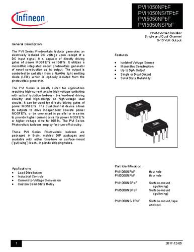 Infineon Technologies PVI1050NPBF SMD von INFINEON TECHNOLOGIES