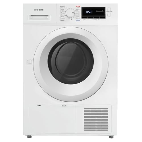 INFINITON SD-HT86 Frontlader-Trockner, 8 kg, Wärmepumpe, A++, Wechselrichter, Weiß von INFINITON ELECTRONICS