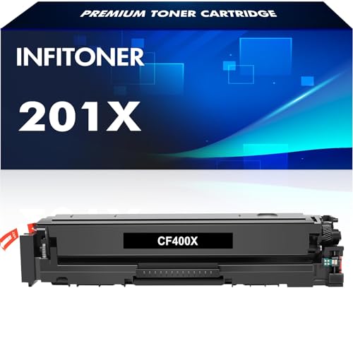 1er-Pack Toner Kompatibel für HP für Color Laserjet Pro Druckerpatronen ( Schwarz ) von INFITONER