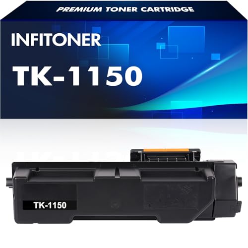 TK-1150 Kompatibel Toner für Kyocera TK1150 TK-1150 TK 1150 Ecosys M2135dn M2635dn M2735dw P2235dn P2235dw M2135 M2635 M2735 P2235 Series Drucker (Schwarz, 1er-Pack) von INFITONER
