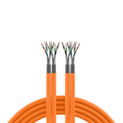 INFRALAN© Cat.7 1000 AWG23,S/FTP 2x4P -- CPR Eca orange, 50m von INFRALAN