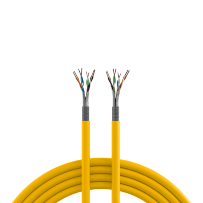 INFRALAN© Cat.7A 1250 AWG23, S/FTP 4P -- CPR Cca, rapsgelb RAL1021 von INFRALAN