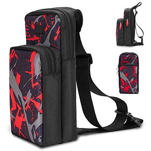 INFURIDER Tasche für Nintendo Switch - Tragetasche Crossbody Reisetasche Backpack für Nintendo Switch Lite Console&Zubehör,Portable Spiel Tasche Umhängetasche für Switch Joy-Cons von INFURIDER