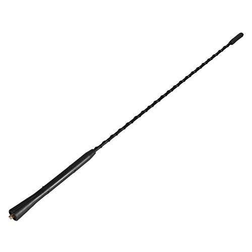 Auto Antenne 40cm Kurzstabantenne Dachantenne Radio Stabantenne Kurzantenne Fahrzeugantenne für Empfang AM&FM Inkl. 3 universelle Adapter M4, M5 und M6 - INION von INION