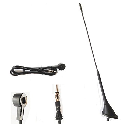 Autoantenne 40cm mit ANTENNENFUSS Kurzstabantenne Radio Antenne Autoantenne Dachantenne Stabantenne Kurzantenne Fahrzeugantenne für Radioempfang AM/FM. Inion von INION