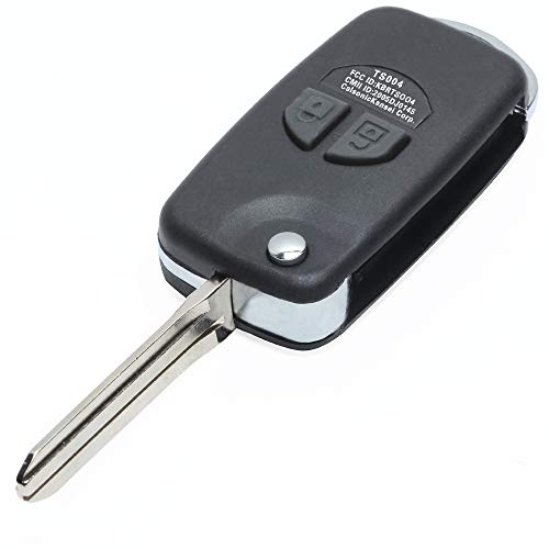 UMBAU KIT Umrüstung Schlüssel Klappschlüssel mit 2 Tasten Rohling HU133R Chiavi Fernbedienung Funkschlüssel Gehäuse Autoschlüssel von INION