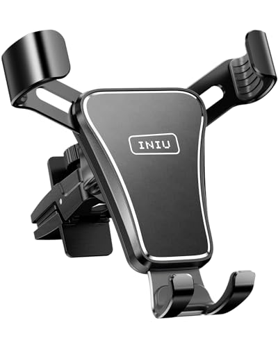 INIU Handyhalterung Auto, 360° Drehbar Car Phone Holder KFZ Handyhalterung fürs Auto kompatibel mit iPhone, Samsung Galaxy, Huawei, Xiaomi,usw. von INIU