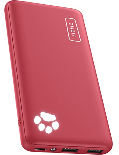 INIU Power Bank, 10000mAh Powerbank Klein Aber Stark Slim, USB C Input & Output, Handyakkus Triple 3A with Flashlight, Kompatibel mit iPhone 16 15 14 13 12 X Pro Max Samsung S22 S21 Huawei Xiaomi INIU Power Bank, 10000mAh Powerbank Klein Aber Stark Slim, USB C Input & Output, Handyakkus Triple 3A with Flashlight, Kompatibel mit iPhone 16 15 14 13 12 X Pro Max Samsung S22 S21 Huawei Xiaomi von INIU