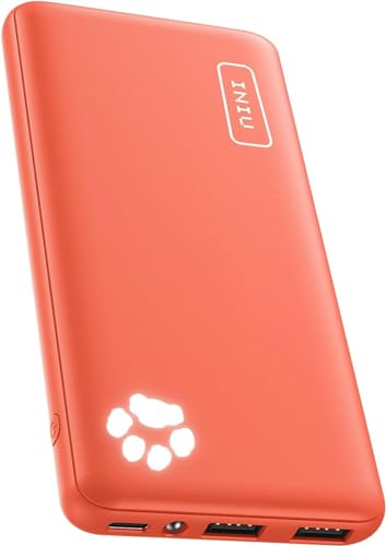 INIU Power Bank, 10000mAh Powerbank Klein Aber Stark Slim, USB C Input & Output, Handyakkus Triple 3A with Flashlight, Kompatibel mit iPhone 15 14 13 12 X Pro Samsung S22 S21 Huawei Xiaomi Airpods INIU Power Bank, 10000mAh Powerbank Klein Aber Stark Slim, USB C Input & Output, Handyakkus Triple 3A with Flashlight, Kompatibel mit iPhone 15 14 13 12 X Pro Samsung S22 S21 Huawei Xiaomi Airpods von INIU