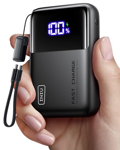 INIU Laptop Power Bank, 100W 25000mAh Powerbank USB-C Input&Output, Klein Externe Handyakkus Kompatibel mit MacBook, Surface, iPad, Fire TV Stick, Camera, DJI, iPhone 16 15 14, Reise, Wandern, Büro von INIU