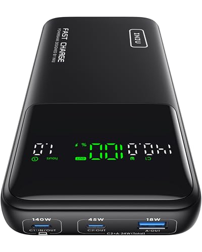 INIU Power Bank, 27000mAh 140W Power Bank Klein Aber Stark USB C Input & Output for Phone & Laptop, Externer Handyakkus für MacBook Pro Steam Deck iPhone 16 15 14 13 12 Pro Samsung S23 iPad etc INIU Power Bank, 27000mAh 140W Power Bank Klein Aber Stark USB C Input & Output for Phone & Laptop, Externer Handyakkus für MacBook Pro Steam Deck iPhone 16 15 14 13 12 Pro Samsung S23 iPad etc von INIU