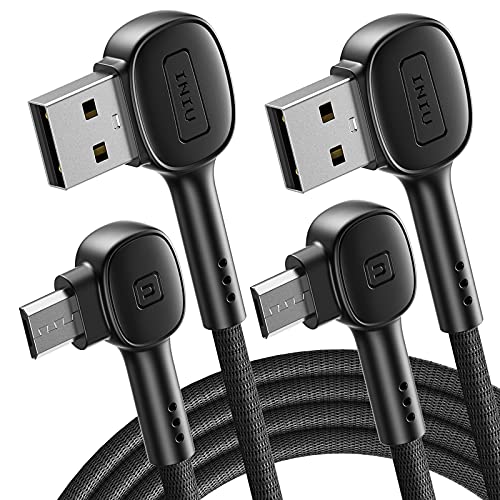 INIU micro usb kabel, [2m+2m] 3,1A QC3.0 schnellladekabel micro usb ladekabel, micro usb kabel 2m für Samsung Galaxy S7 S6 und Edge Note 6 Sony Tablet Kindle PS4 Android Geräte. von INIU