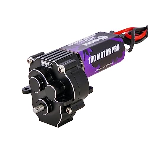 INJORA 180 Pro 48T Motor und Getriebe Getriebemit Low Range Stahl Ausrüstung für 1/18 TRX4M Upgrade Teile von INJORA