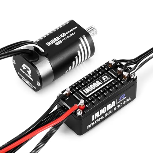 INJORA 4800Kv Roverin Sistema di Alimentazione FOC Impermeabile ESC Brushless con Sensore & Combo Motore 180 per Aggiornamento TRX4M Ascent-18 INJORA 4800Kv Roverin Sistema di Alimentazione FOC Impermeabile ESC Brushless con Sensore & Combo Motore 180 per Aggiornamento TRX4M Ascent-18 von INJORA