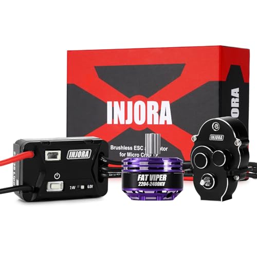 INJORA MBL32 G2 Wasserdichter Brushless-Regler & 2204 Fat Viper Außenläufer-Motor für 1/18 TRX4M INJORA MBL32 G2 Wasserdichter Brushless-Regler & 2204 Fat Viper Außenläufer-Motor für 1/18 TRX4M von INJORA