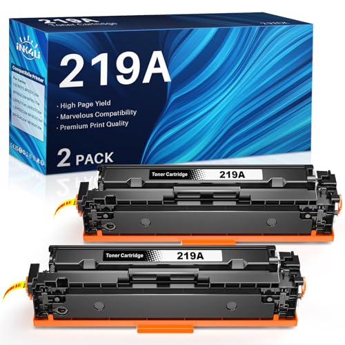 219A Toner Kompatible für HP 219A 219X für Color Laserjet Pro MFP 3302FDWG 3302FDW 3302SDW 3302FDN 3302FDNG 3302SDWG 3202DN 3202DW W2190A Schwarz,2X Schwarz von INK4U