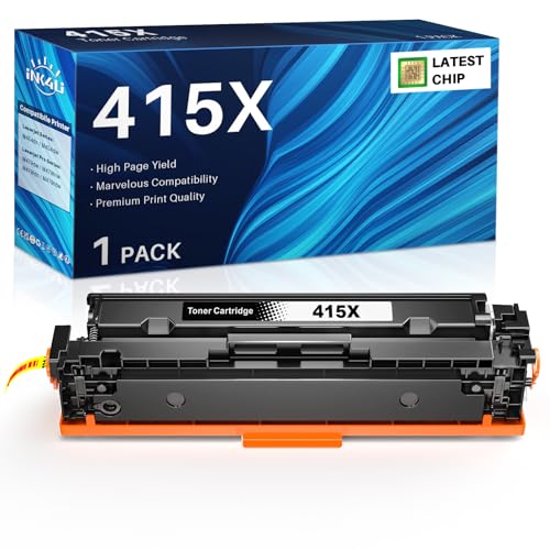 INK4U 415X W2030X Toner Schwarz (Mit Chip) Kompatibel für HP 415A 415X Kompatibel für HP Laserjet Pro M454dw, M454dn, MFP M479fdw, M479fdn, M479dw, Enterprise M455dn, M480f von INK4U