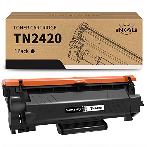 INK4U TN2420 Toner für Drucker MFCL2710DW/MFCL2710DN/MFCL2730DW/MFCL2750DW/DCPL2510D/DCPL2550DN/HLL2310D/HLL2350DW/HLL2370DN/HLL2375DW, TN2420 Schwarz von INK4U