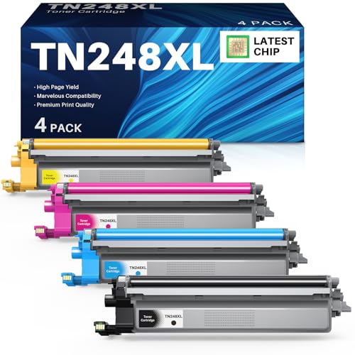 TN248XL Toner Kompatibel für Brother TN248CMYK TN248VAL Toner TN248BK TN248C TN248M TN248Y Toner für Brother HL-L3220CW HL-L3240CDW HL-L3220CWE HL-L3215CW DCP-L3515CDW MFC-L3740CDW DCP-L3520CDW von INK4U