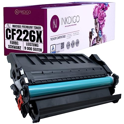 CF226X 9000 Seiten - Premium TÜV Toner Schwarz Kompatibel für drucker HP Laserjet Pro M402dne M402d M402dn M402n M402dw M402 MFP M426fdw M426dw M426fdn M426 / HP Laserjet pro m402dne Toner von INKDIGO