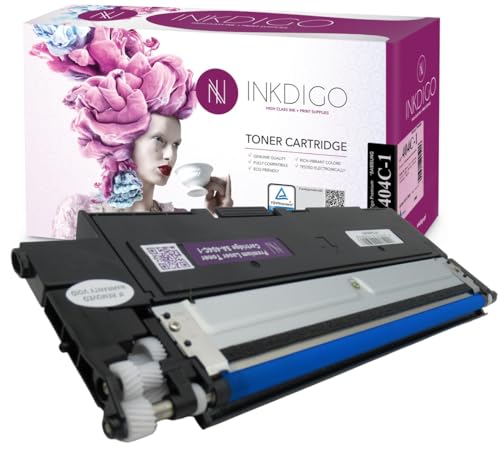 CLT-K404S XL - Premium TÜV Toner Cyan Kompatibel für CLT-P404C P404C 404S für Samsung Xpress C430 C432 C433 C480 C482 C483 SL-C 430 SL-C 483 von INKDIGO