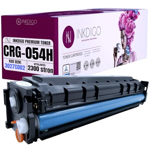 CRG054H XL - Premium TÜV Toner Cyan Kompatibel für 054H für Canon i-SENSYS LBP 621Cw 623Cdw 640C MF 640C 641Cn 641Cw 642Cdw 643Cdw 644Cdw 645Cx von INKDIGO