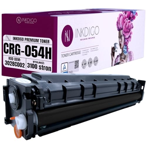 CRG054H XL - Premium TÜV Toner Schwarz Kompatibel für 054H für Canon i-SENSYS LBP 621Cw 623Cdw 640C MF 640C 641Cn 641Cw 642Cdw 643Cdw 644Cdw 645Cx von INKDIGO