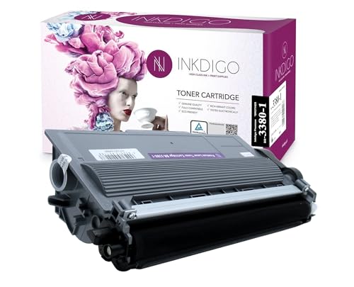 TN3380 TN-3380 XL - Premium TÜV Toner Schwarz Kompatibel Brother DCP 8110 8155 8250 HL 5440 5450 5470 5480 6180 MFC 8510 8515 8520 8710 8810 8910 8950 von INKDIGO
