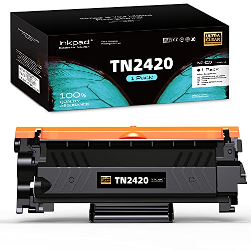 INKPAD TN2420 Toner TN-2420 Kompatibel mit Toner Brother MFC L2710DW TN2410 TN 2410 für L2710DW MFC-L2710DN HL-L2350DW DCP-L2530DW HL-L2375DW MFC-L2750DW HL-L2310D MFC-L2730DW HL-L2370DN (1 Schwarz) von INKPAD