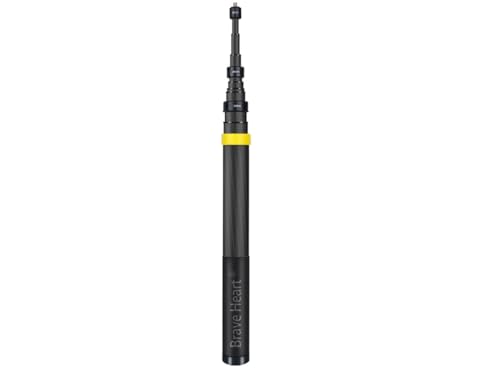 36 cm bis 3 m unsichtbarer Selfie-Stick aus echter Kohlefaser für Insta360 Insta 360 X4 One x3 x2 x ONE RS, für GoPro Go Pro Max Zubehör von INKSOON