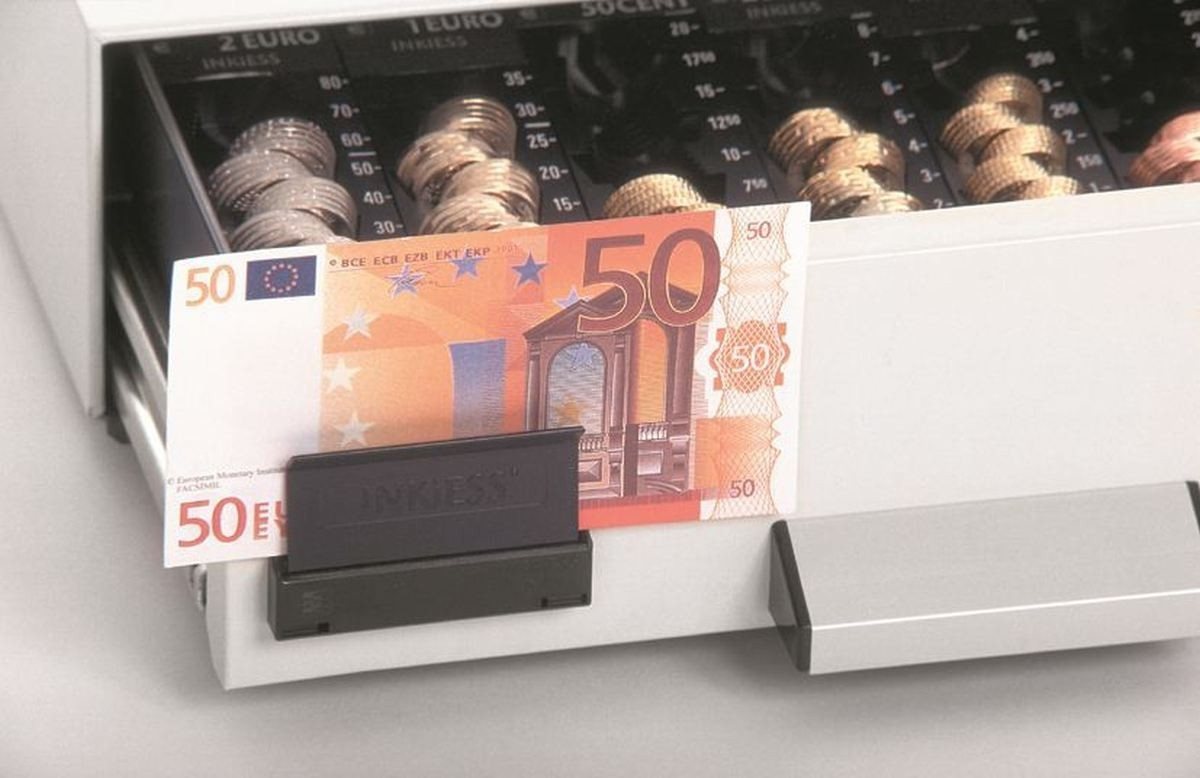 INKiESS Geldkassette Banknotenklemme BK 1 selbstklebend VE=5 Stück INKiESS Geldkassette Banknotenklemme BK 1 selbstklebend VE=5 Stück von INKiESS