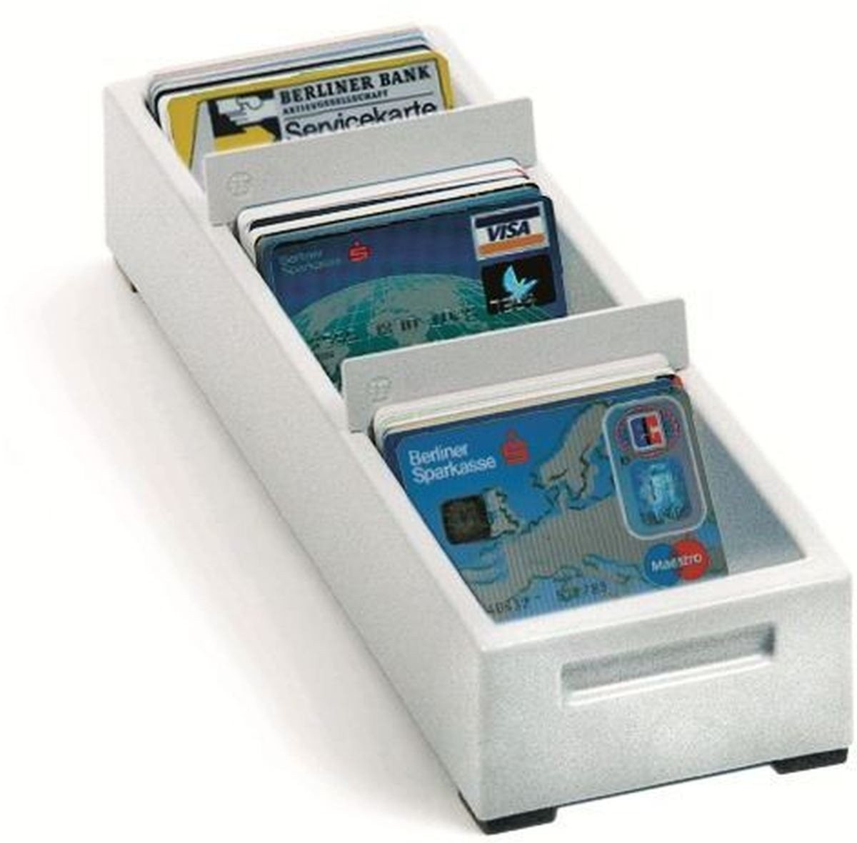 INKiESS Geldkassette Kartenbehälter KB 3 BxTxH 11x33x8cm lichtgrau INKiESS Geldkassette Kartenbehälter KB 3 BxTxH 11x33x8cm lichtgrau von INKiESS
