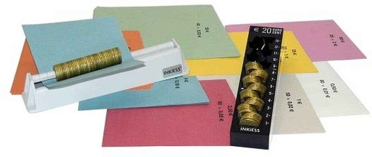 INKiESS Geldkassette Münzroller MR 8 lichtgrau inkl. Handrollpapier INKiESS Geldkassette Münzroller MR 8 lichtgrau inkl. Handrollpapier von INKiESS