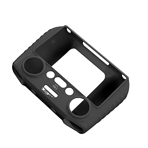 Silikon-Schutzhülle für DJI RC Fernbedienung, mit Sonnenblende für DJI Mini 3 Pro Sonnenhaube, Zubehör, Drohnenzubehör (Farbe: kein Sonnenschutz, schwarz) von INLIMA