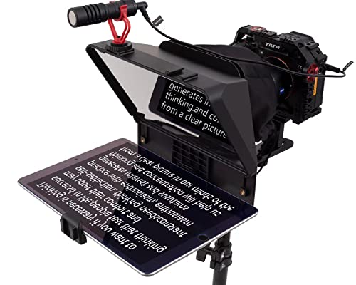 Inmei A10 Teleprompter Tragbare Smartphone DSLR Kamera Teleprompter Prompter mit Telefonhalter Fernbedienung für Videoaufnahmen Live-Streaming Interview Bühne Präsentation Rede Video Making Tools Inmei A10 Teleprompter Tragbare Smartphone DSLR Kamera Teleprompter Prompter mit Telefonhalter Fernbedienung für Videoaufnahmen Live-Streaming Interview Bühne Präsentation Rede Video Making Tools von INMEI