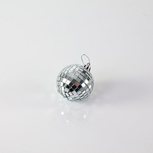 INNA-Glas Kleine Discokugel GLIX mit Echtglasfacetten, Ø 5cm, Silber - Spiegelkugel - 70er 80er Jahre Mottoparty INNA-Glas Kleine Discokugel GLIX mit Echtglasfacetten, Ø 5cm, Silber - Spiegelkugel - 70er 80er Jahre Mottoparty von INNA-Glas