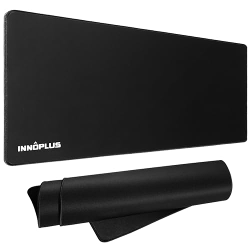 Gaming Mauspad, Mauspad XXL, Mouse Pad, Gaming Mousepad pc Unterlage, XXL Mauspad Computer, Maus Pad 800 x 400mm, Extended Gaming Matte Large Size, Mouspad Gamer rutschfest - Schwarz von INNÔPLUS